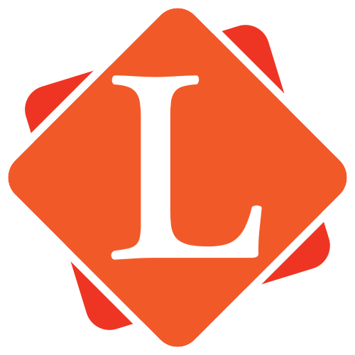 方塊字母L矢量logo圖標 logo png