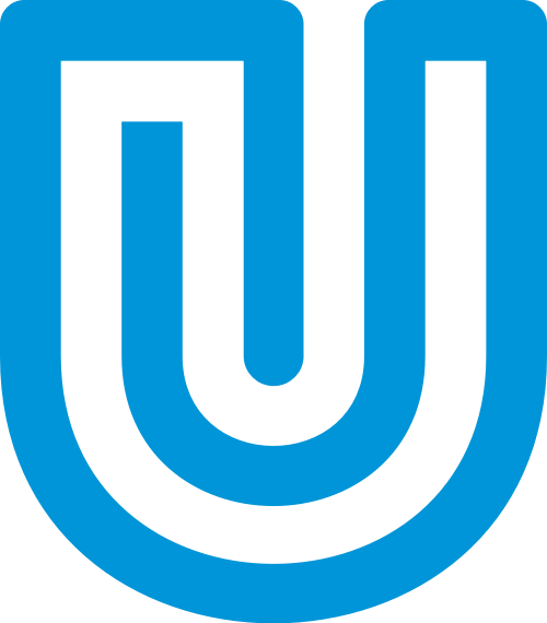 藍色字母U矢量logo圖標 logo png