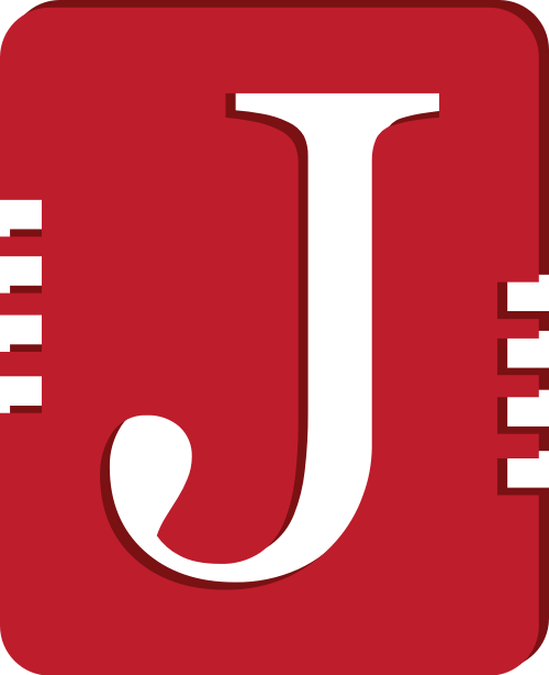 紅色字母J書(shū)本矢量logo圖標(biāo) logo png