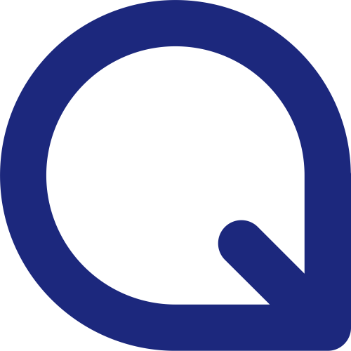 藍色字母Q矢量logo