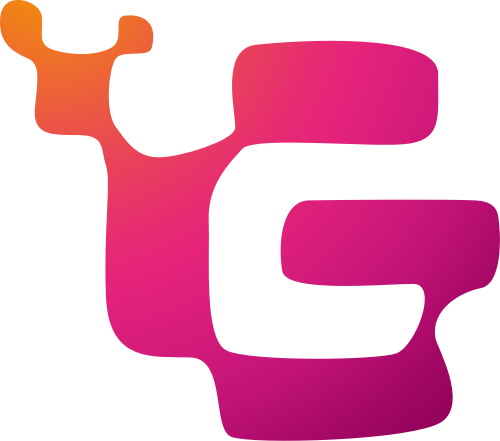 粉色字母G矢量logo元素 logo png