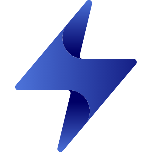 漸變疊加閃電矢量素材 logo png