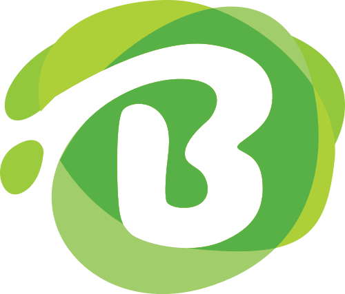 綠色圓形字母B矢量標(biāo)志圖片 logo png