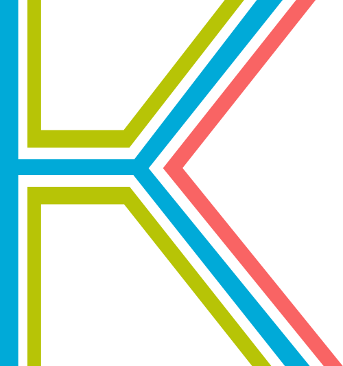 字母K三色矢量logo圖片 logo png