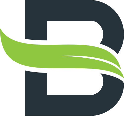 葉子字母B矢量圖形 logo png