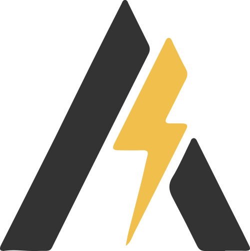 A字母閃電 logo png