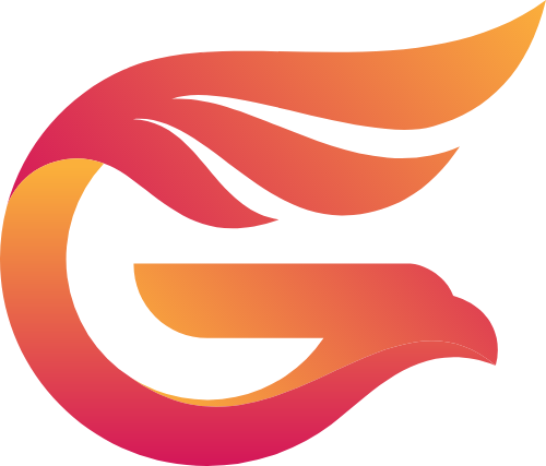 字母G和老鷹的結合矢量logo logo png