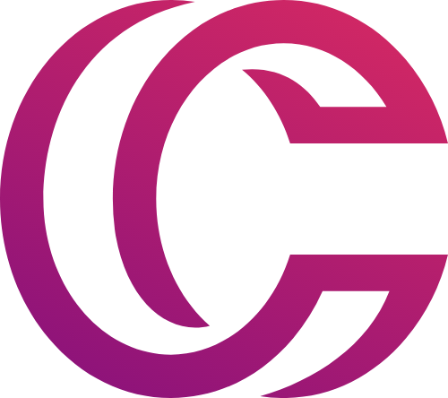 漸變字母C logo png