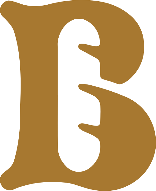 面包B字母 logo png