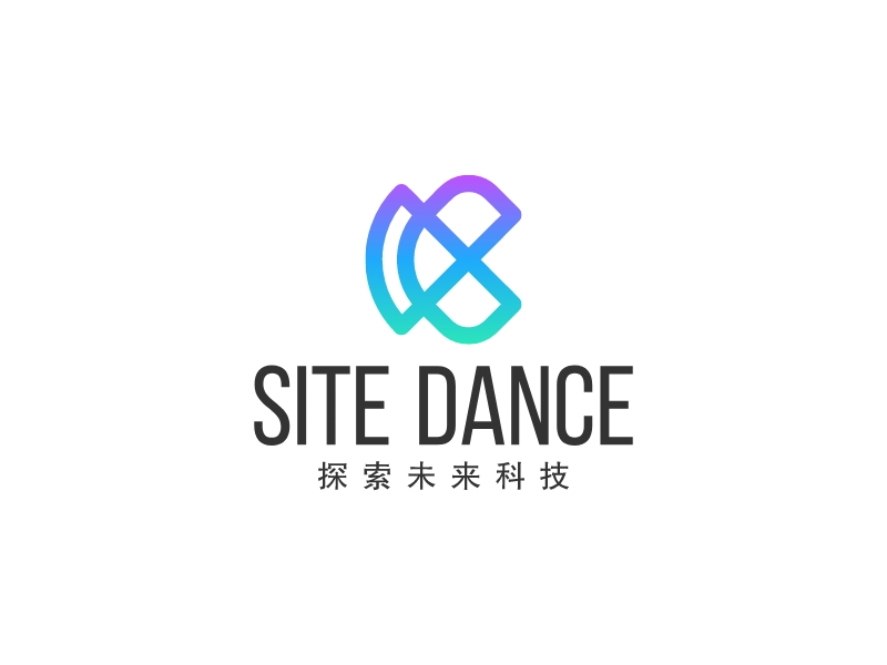 新潮漸變logo設計