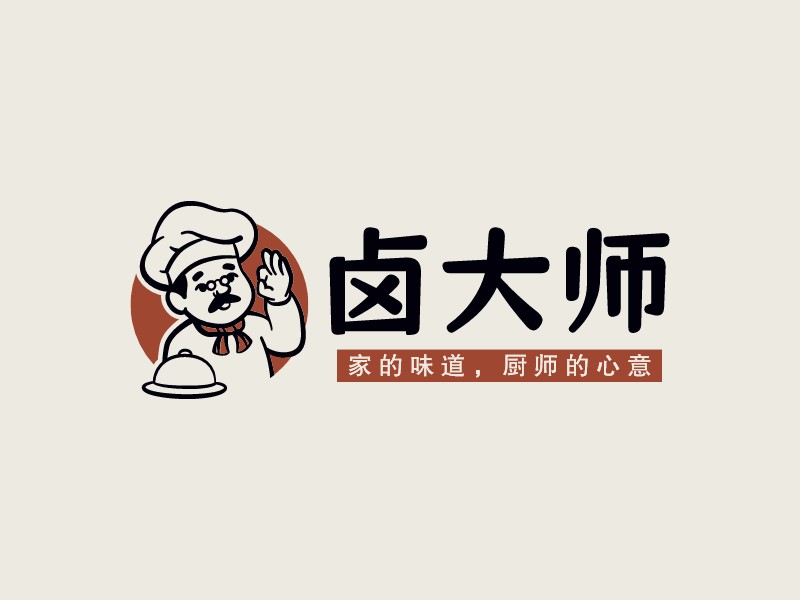 鹵大師LOGO設計